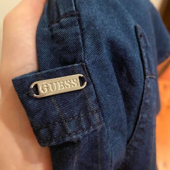 GUESS Light-Weight Denim Jumpsuit / Overalls - Picture 10 of 12